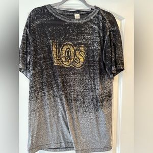 Free People Los Angeles oversized sheer tshirt